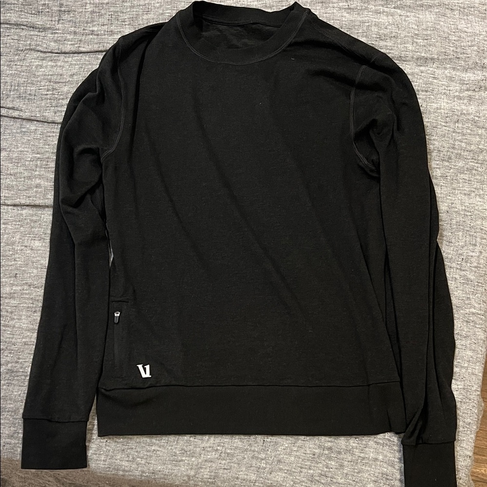 Vuori Black Long Sleeve Tee